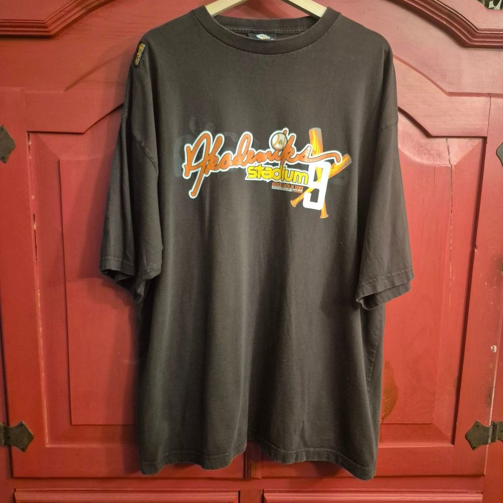 Akademiks XXL Stadium 9 Biggest Bats in Town Smash Guts Down Tee Shirt Hip Hop